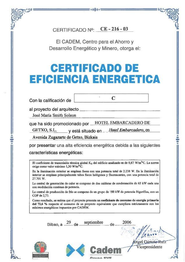 Ercilla Embarcadero Hotel Getxo Luaran gambar